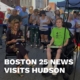 Boston 25 News Visits Hudson for Zip Trip